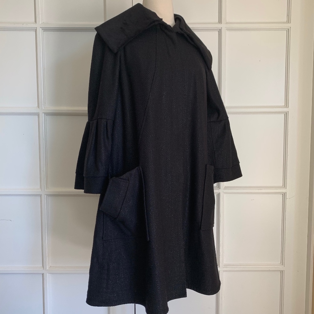 COPY - Diane von Furstenberg Black Metallic Bell …